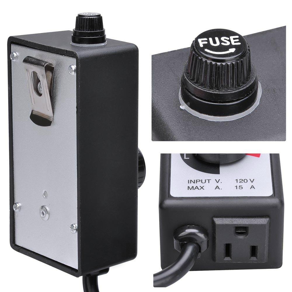 Fan speed control dial Fan speed control dial