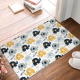 thumbnail image 4 of Sikiie Cute Elephant Print Flannel Anti-slip Floor Mat 16x24in, Thickened Dustproof Entrance Door Mat Floor Mat for Kitchen, Bathroom, Laundry Room, 4 of 7