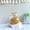 Beaded Gold Bean - Fortune Cat, variant on Creative Fortune Cat Oil-Filled Liquid Sand Desktop Ornament Acrylic Decoration