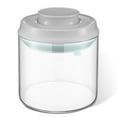 thumbnail image 2 of MesaSe Grain Dispenser Container Snap-button Sealed Food Storage Tank Stackable Clear Plastic Box Kitchen Cereal Can  0.8L, 2 of 10