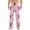 Pink, variant on Mens Xmas Pj Pants Elastic Waist Relaxed Fit Casual Pants Bottoms Xmas Reindeer Print Gifts Loose Fit 2025 Winter Sleepwear for Men Pink XL