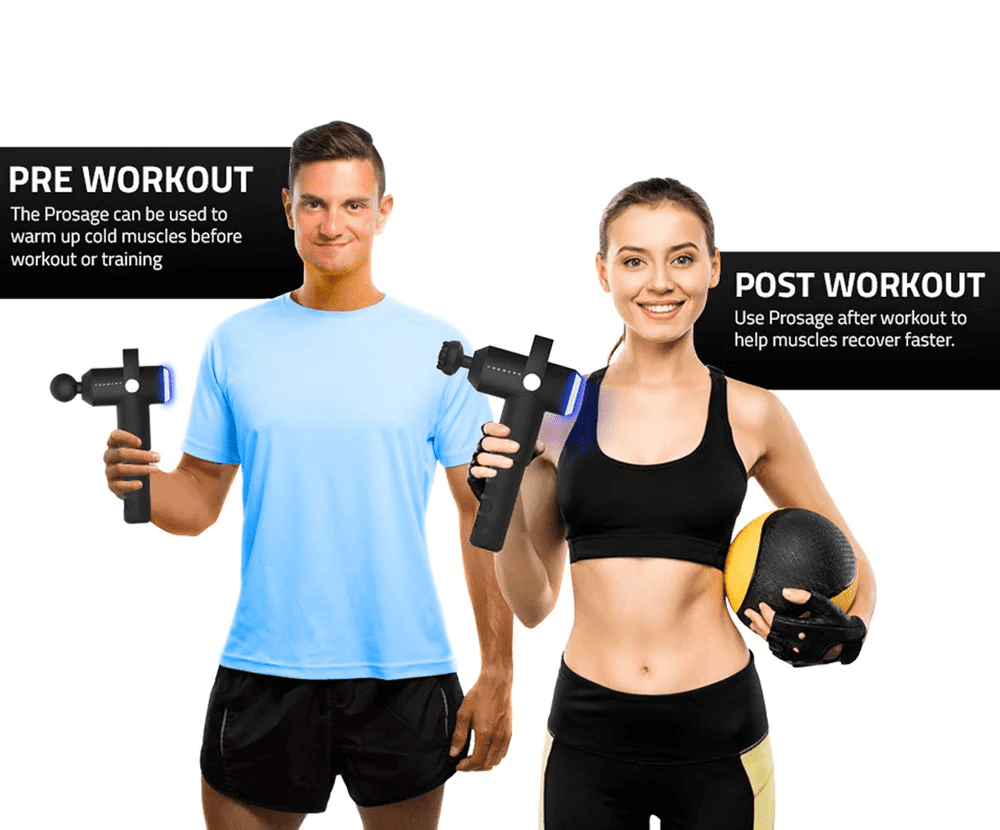 Evertone™ Prosage 3-Speed Pro Massage Gun - Unlock Deep Tissue Relief & Muscle Recovery with Powerful Vibration Therapy for Athletes and Fitness Enthusiasts