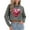 A50 Dark Gray, variant on Xdegoge Heart Long Sleeve Sweatshirts for Women Cropped Hoodie with Sequin Heart Print Valentine's Day Sweatshirt