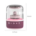 thumbnail image 3 of PURCOLT Transparent Colorful Light Effect Luminous Bluetooth Speaker Wireless Glazed Computer Audio Desktop Ornaments Ambient Light Audio on Clearance, 3 of 7