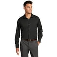 thumbnail image 4 of Port Authority Long Sleeve Collared Plain Button-Up Shirt (Men's) 1 Pack, 4 of 7