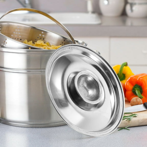 unbranded Sturdy Stainless Steel Pot Lid Mini Bowl Lid For Kitchen Cookware Small Pan Effortless Cleaning
