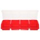 thumbnail image 4 of Caja de herramientas pequeña con compartimentos para guardar cuentas, organizador de accesorios de plástico, caja pequeña para artículos diversos, 4 of 6