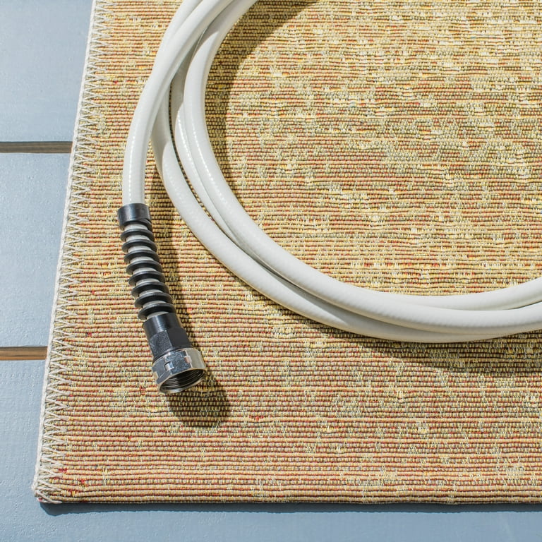 SAFAVIEH Tappeto Runner Barbados Tropicale Oro E Blu 70x20 Cm, Per Interno/esterno, Lavabile