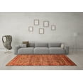 thumbnail image 3 of Ahgly Company Indoor Rectangle Oriental Orange Industrial Area Rugs, 5' x 8', 3 of 4