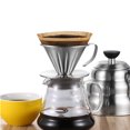 thumbnail image 3 of Filtro de acero inoxidable NQ utensilio de goteo para café hecho a mano, 3 of 4
