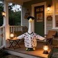 thumbnail image 6 of Aoznliie Porch Goose Outfit, 23 Inch Football Print Goose Clothing with Hat, Durable Outdoor Goose Clothes for Garden Decoration, 6 of 6
