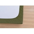 thumbnail image 3 of the Season Essentials Kits de Draps Sans Rides avec Poches Profondes & 038; Résistant aux Taches, 4 pc, 1800 Fils à Base de Bambou, Sauge / Vert, Plein, 3 of 11
