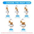 thumbnail image 4 of 1/8 Inch Cabinet Locks with Iron Key, Cam Replacement Lock Cylinder Toolbox Lock Keyed Alike, Silver 2 Pack, 4 of 8