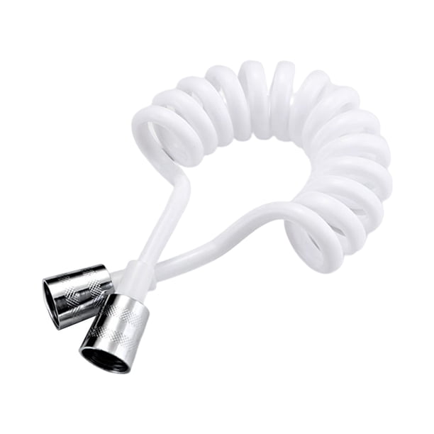 Billuyoard Manguera de ducha telescópica, rociador de agua para baño, rociador de baño a prueba de fugas para el hogar, Hotel, dormitorio, cuarto de Suministros de limpieza para el hogar 2m Blanco Billuyoard HA069313-04