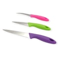 thumbnail image 2 of Handy Housewares 3 Piece Multi-Purpose Kitchen / Paring Knife Set - Great for Cutting Fruits Vegetables Meat and More, 2 of 4