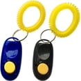 thumbnail image 1 of Pet Training Clicker with Wrist Strap - Dog Training Clickers (Black + Blue), 1 of 6