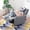 Blue Gray, variant on 32" Wall Hugger Single Sofa Couch, Sillones Para Domitorio Single Sofa with Usb Port, Butacas Para Sala Sofa with Pu Leather for Living Room Rv, Light Gray