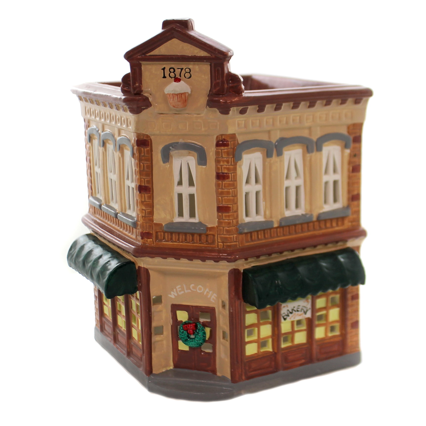 Department 56 House BAKERY Ceramic Snow Village Pastries Danish 50776