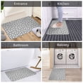 thumbnail image 3 of Bike chains Pattern white Front Door Mat, Indoor Mats for Bedroom Bathroom Kitchen, Floor Mat Non-Slip, Soft Carpet Floor Cover Machine Washable Entryway Mat - 20x31.5in, 3 of 5