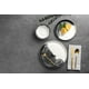 Thyme & Table Dinnerware Grey Drip Stoneware, 12 Piece Set - Walmart.com