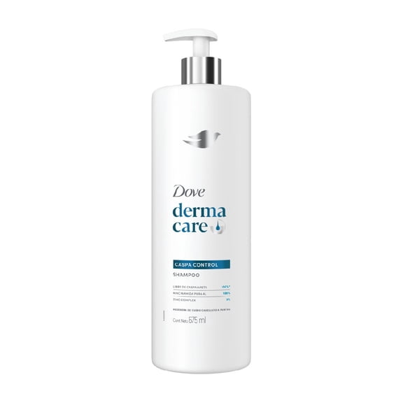 Shampoo Dove Derma Care fuerza caspa control, libre de caspa, 675 ml