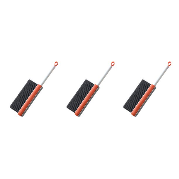 Bearachild Cepillo de fregado multiusos de doble cara de mano, removedor de polvo, herramienta de limpieza interior del coche, accesorios naranja No.01 3piezas Bearachild CBP185158