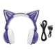 thumbnail image 2 of Auriculares Estéreo Con Y Oreja De Gato, Bonitos Auriculares Estéreo Con Micrófono Integrado De Alta Sensibilidad, Auriculares LED Ajustables Para Niños Con Cable De, 2 of 7