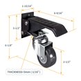 thumbnail image 4 of POWERTEC 17001 Kit de Roulettes pour Établi avec Options de Montage Multiple, Lot de 4, 4 of 5