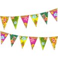 thumbnail image 2 of FEPITO 2 Pack Banderines Hawaianos Banderines Luau Tropical Bunting 6 Metros para Verano L FEPITO FEPITO, 2 of 2
