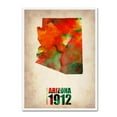 thumbnail image 2 of Trademark Fine Art "Arizona Watercolor Map" Canvas Art by Naxart, 2 of 4