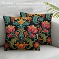 thumbnail image 3 of Chilfamy Pillows Cover Retro Pattern Classic Colors Modern Pillow Cover Retro 70s Color Lines Throw Pillows Cushion Case for Sofa Couch Cushion Case Outdoor Home Decoration White, 3 of 5