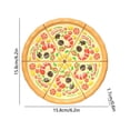 thumbnail image 3 of Imitation Pizza Bread Cutting Interest Kitchen Cooking Children Puzzle Play House Plastic Pizza Cake Tool, 3 of 6
