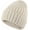 Beige, variant on Wool Knit Cuff Short Fisherman Beanie for Men Women, Winter Warm Hats