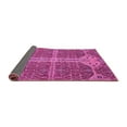 thumbnail image 2 of Ahgly Company Indoor Round Abstract Pink Modern Area Rugs, 5' Round, 2 of 4