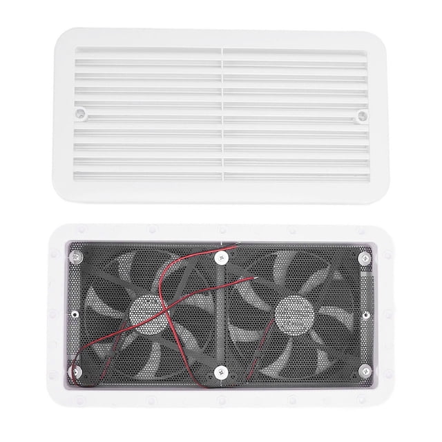RV Air Vent Exhaust Fan, RV Side Vent Fan Easy Installation Improved Air Exchange for Trailer