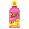 Pepto Bismol Liquid, Upset Stomach & Diarrhea Relief, over-the-Counter Medicine, Cherry, 16 oz