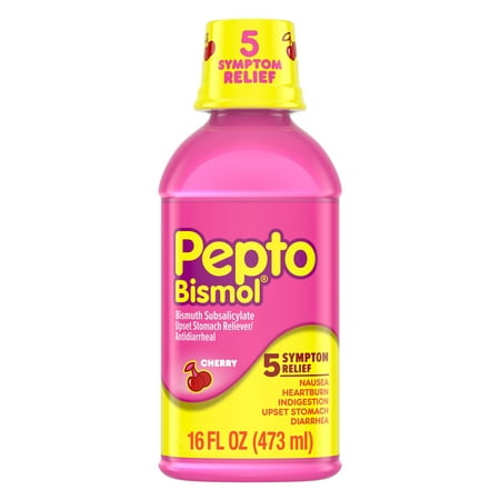 UPC 301490100486 product image for Pepto Bismol Liquid  Upset Stomach & Diarrhea Relief  over-the-Counter Medicine  | upcitemdb.com