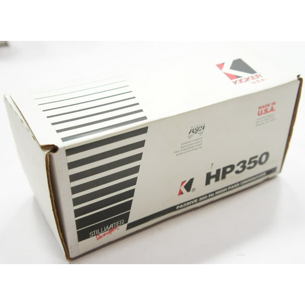 Kicker HP350 Car Audio Subwoofer Passive 350 HZ High Pass Sub Crossover