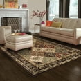thumbnail image 2 of Superior Palmyra Floral Classic Indoor Area Rug, Chocolate, 2' x 3', 2 of 4
