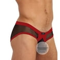thumbnail image 2 of Men's Gregg Homme 85003 X-Rated Maximizer Mesh Enhancer Brief (Black M), 2 of 4