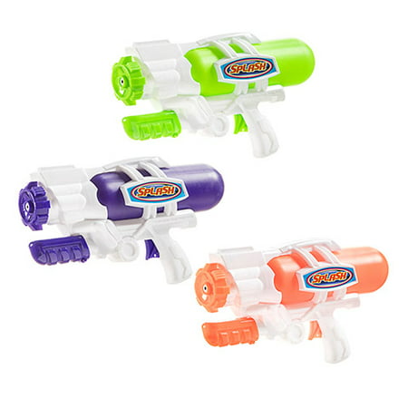 Whether they're looking to stay cool or face-off in a backyard battle, this pump water gun from Ja-Ru provides little ones with hours of fun in the