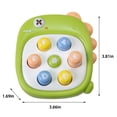 thumbnail image 3 of bxhwj Dinosaur Push Pop Bubble Fidget Toy, Whack A Mole Sensory Stress Relief Game, Handheld Puzzle Console for Kids Adults to Improve Focus and Fine Motor Skills, 3 of 7