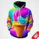 thumbnail image 3 of Sudadera con capucha con estampado de helado delicioso en 3D para hombres y mujeres, sudaderas con capucha de moda Streetear para niños y niñas, ropa linda Y2k, 3 of 5