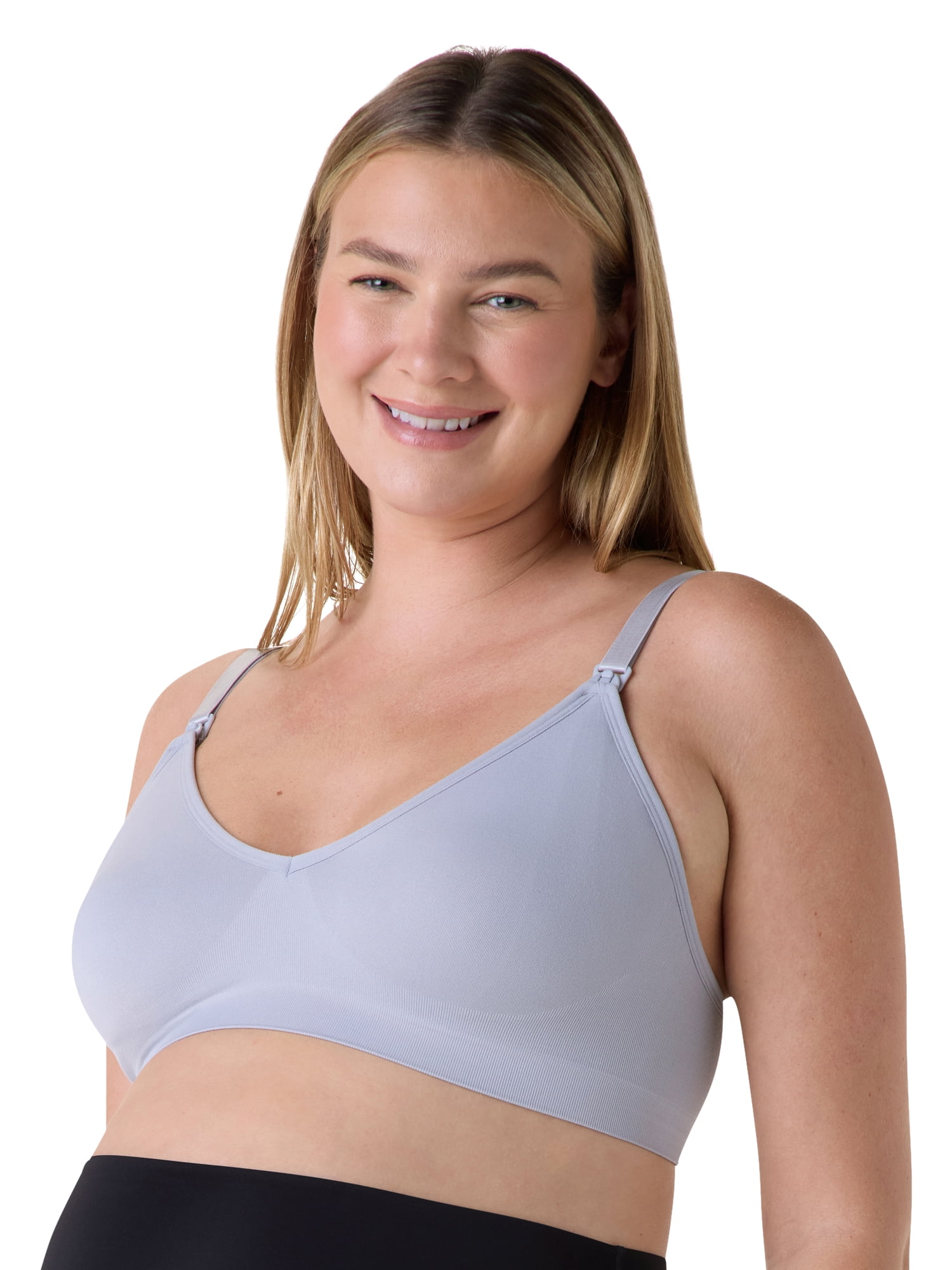 Ingrid & Isabel For Every Belly Women's Maternity & Nursing Seamless, 3-Pack Bra, SizesS-XXXL