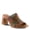 BROWN MULTI, variant on L`Artiste Foxxila Women’s Laser-cut Slide Sandal with Comfortable Block Heel