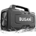 thumbnail image 1 of BUGANI Altavoces Bluetooth, 80W Potente Altavoz Inalámbrico Portátil IPX7 Altavoz Impermeable, Altavoz Exterior con Asa Tiempo de Reproducción 24H, Soporte Micrófono AUX USB Adecuado para Fiesta, Pisc, 1 of 5
