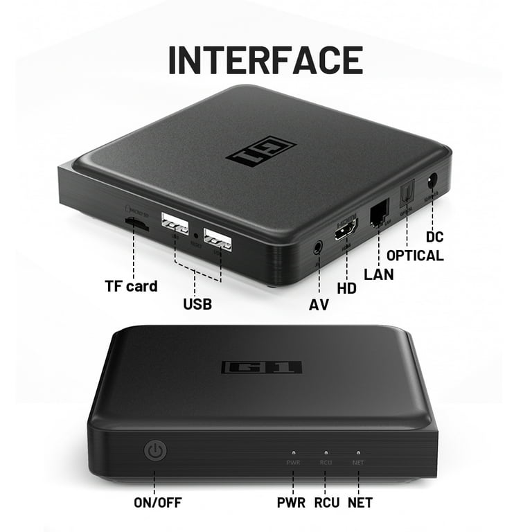 KINHANK G1 Android TV 4K対応　TV Box Kinhank G1 Smart Box Android TV 14 OS Streaming Media Player