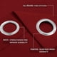 thumbnail image 4 of Cortinas Easy-Going 132x244 cm Aislantes Térmicas Rojas 2 Paneles, 4 of 7