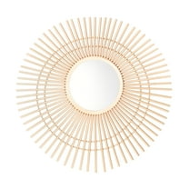 Safavieh Marlit 24 in. Radiant Lines Round Mirror, Gold