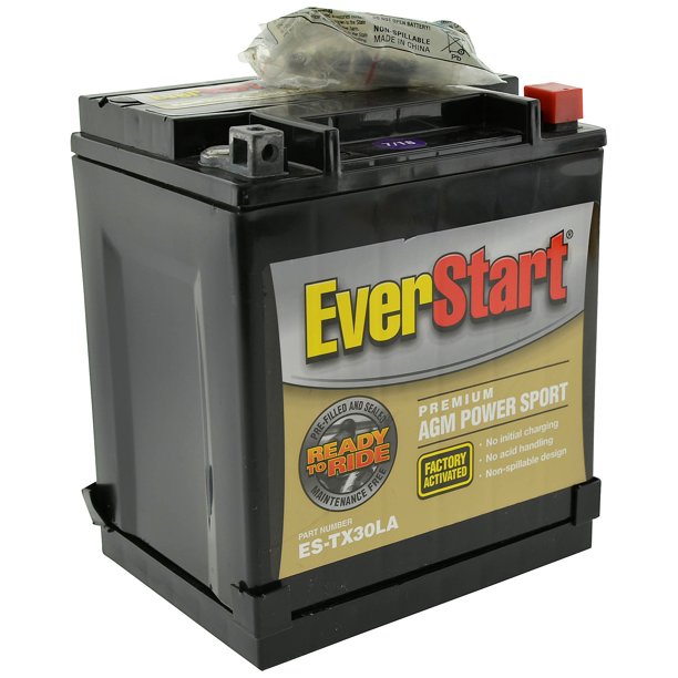 EverStart Premium AGM Power Sport Battery, Group Size ES-TX30LA ...